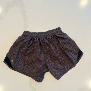 Lulu Speed Up Shorts Heather Gray 4”